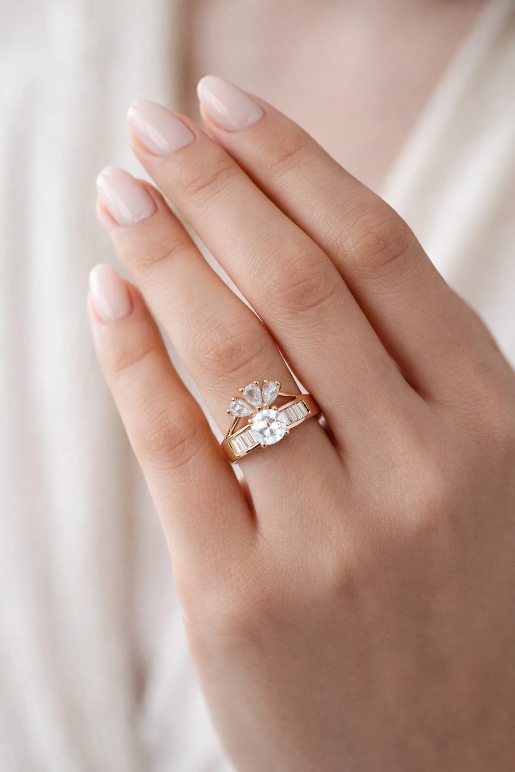 Luxury Floral Adjustable Ring 🌸