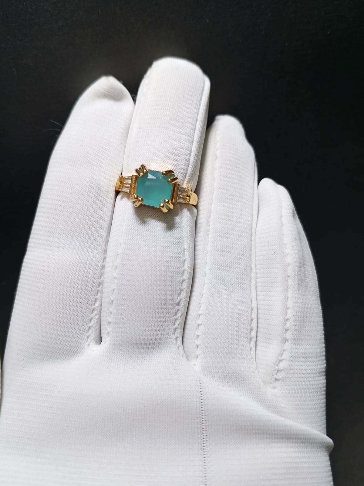 Ocean Glow Statement Ring 💎