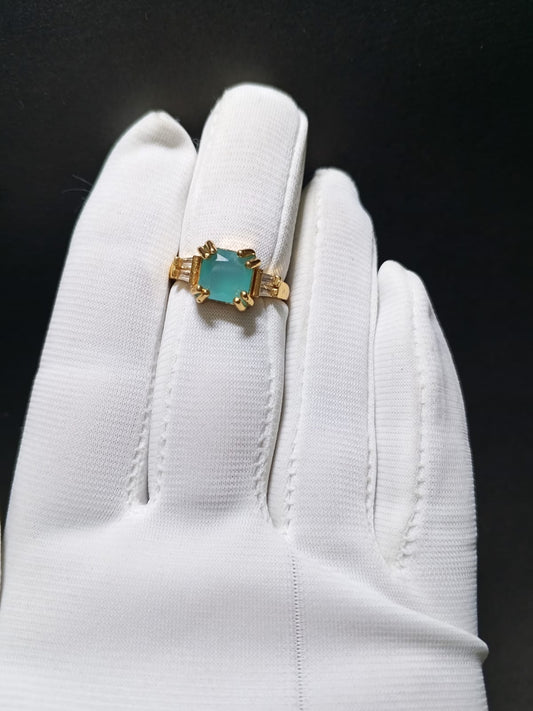 Ocean Glow Statement Ring 💎