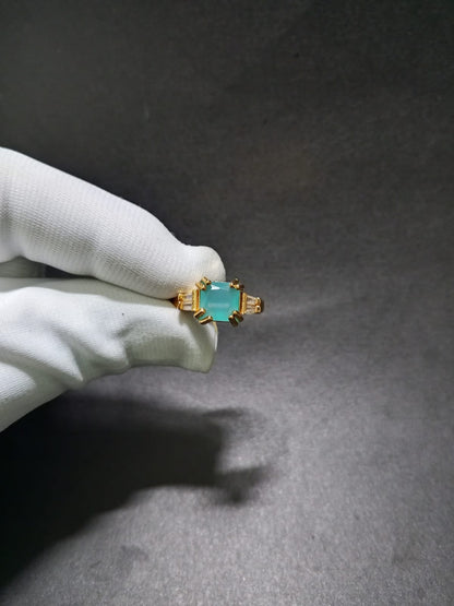 Ocean Glow Statement Ring 💎