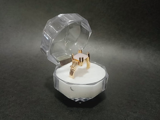 Adjustable Vanilla Statement Ring