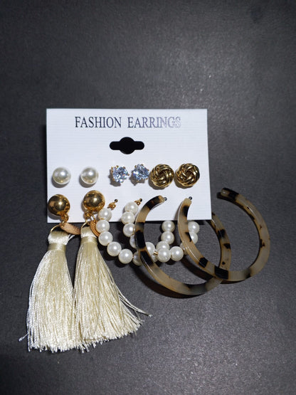 Imported Multi-Style Earrings Set