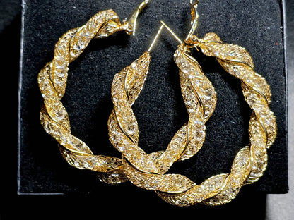 Twisted Hoops Earrings ✨️